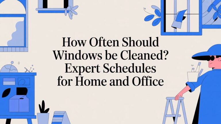 How Often Should Windows Be Cleaned? Expert Schedules for Home and Office
