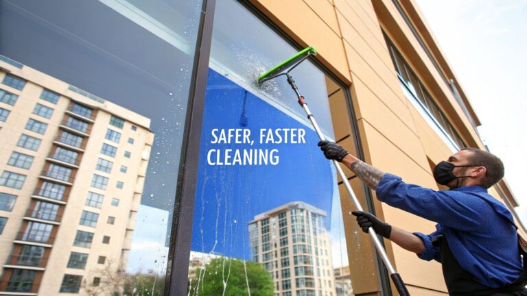 Water Fed Pole Window Cleaning System: Safer, Faster Window Washing