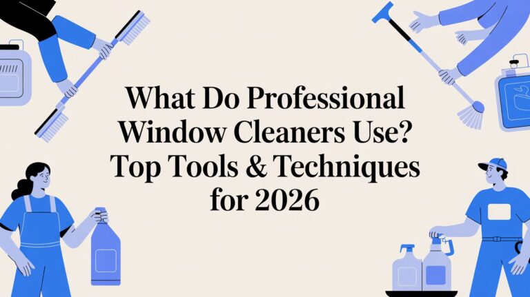 What Do Professional Window Cleaners Use? Top Tools & Techniques for 2026