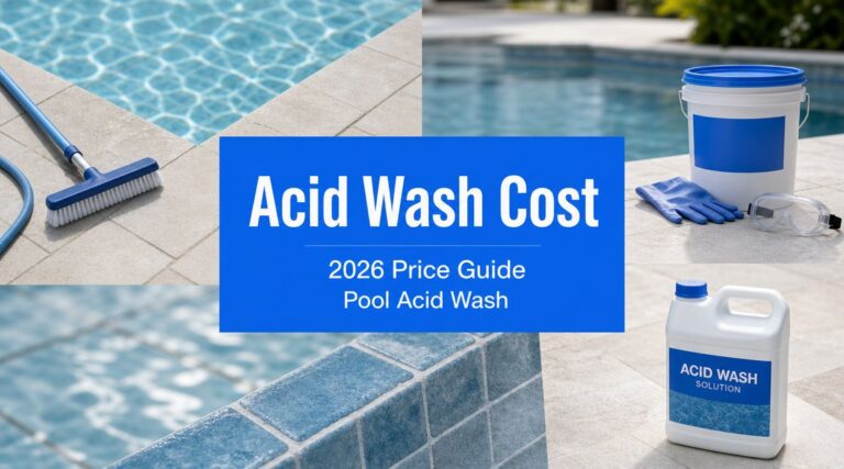 Acid Wash Pool Cost: Your 2026 Price Guide