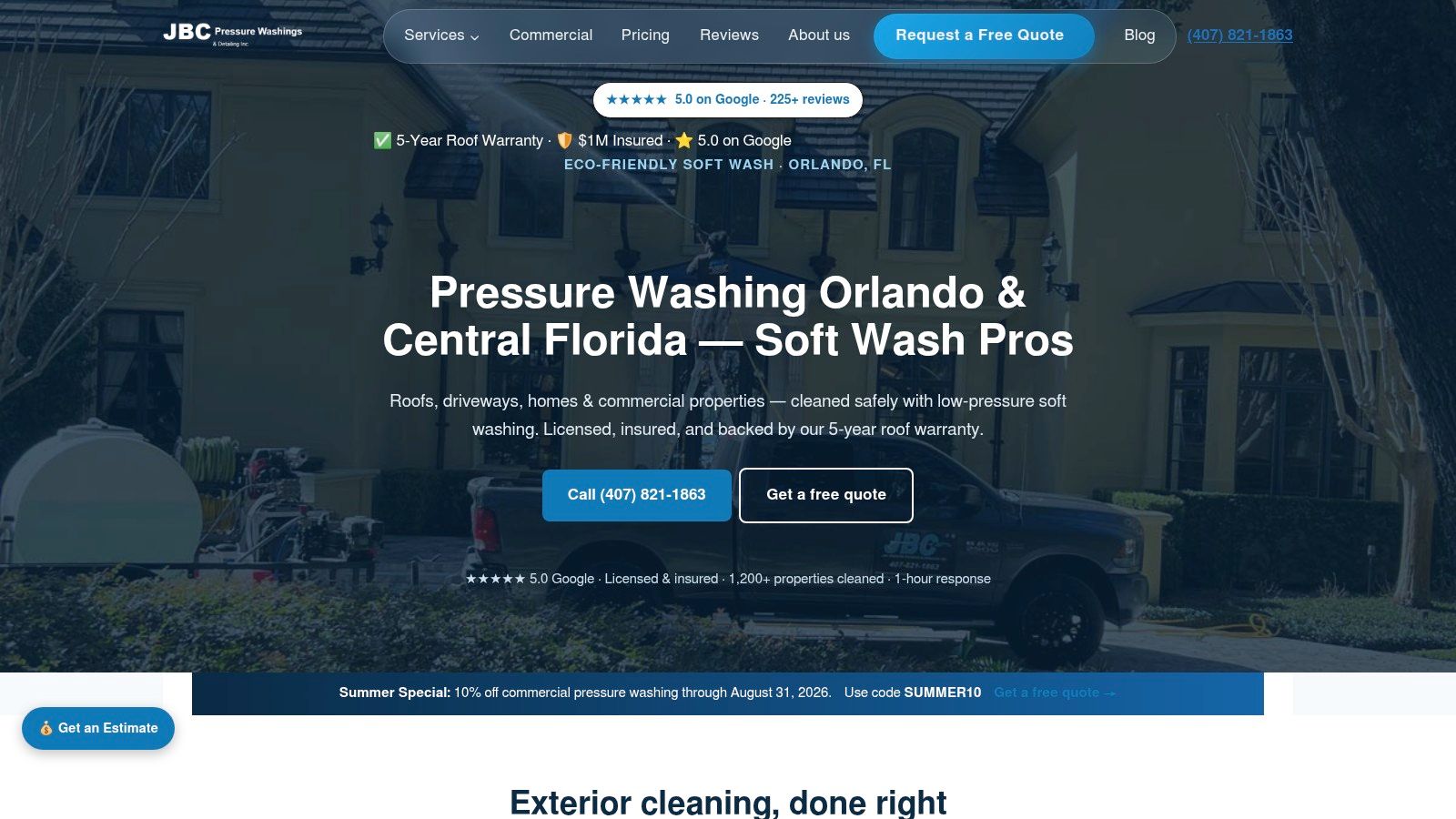 JBC Pressure Washings (Orlando & Central Florida)