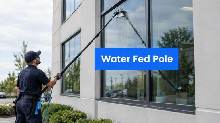 How to Use Water Fed Pole Window Cleaning
