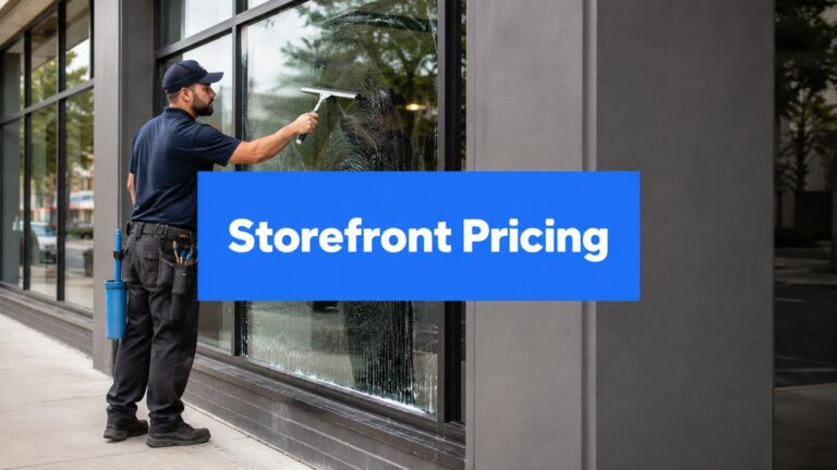 Storefront Window Cleaning Prices: A Practical Guide
