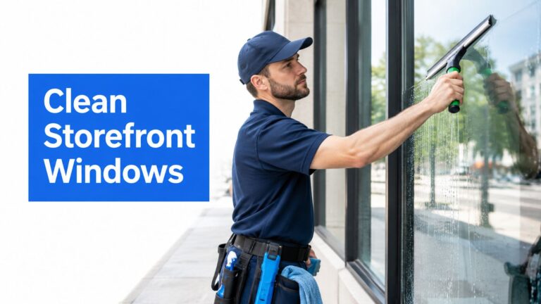 How to Clean Storefront Windows Like a Pro